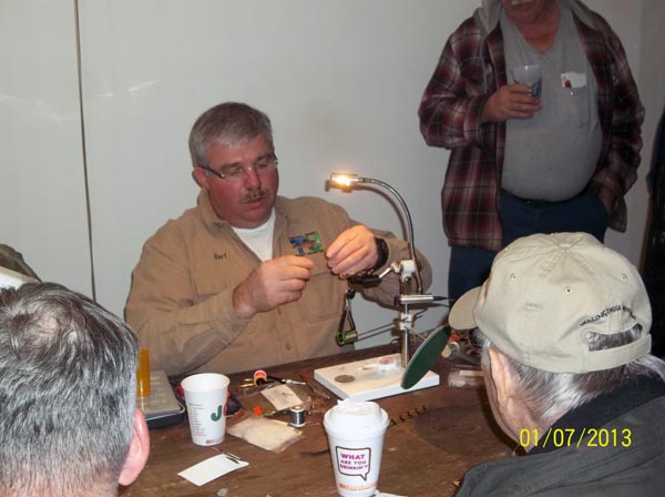 Fly Tying at the January Meeting