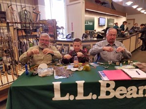 Fly Tying at LL Bean